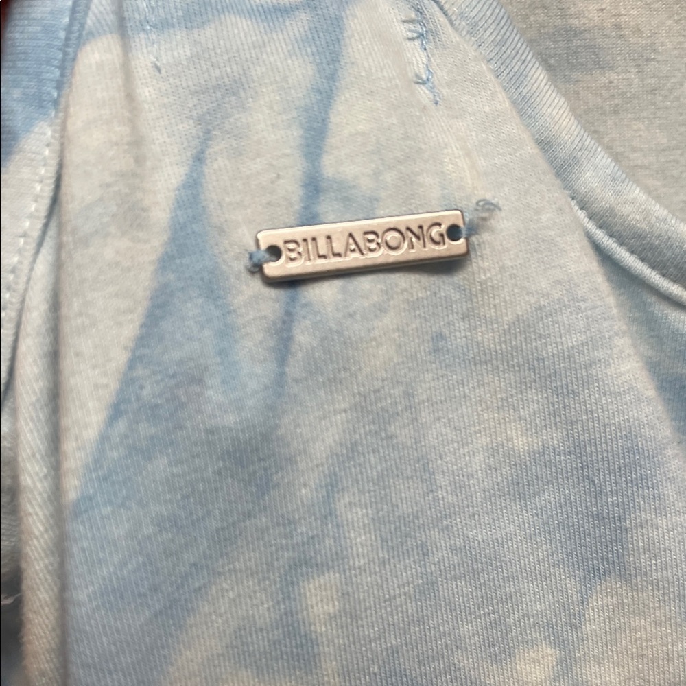 Billabong Light Blue Tie-Dye Halter Dress - Picture 7 of 13